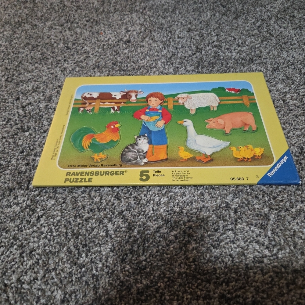 Ravensburger 5 Piece Puzzle The Little Farmer Complete
